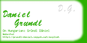 daniel grundl business card