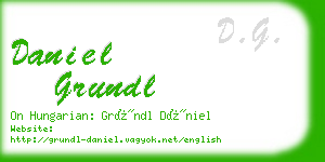 daniel grundl business card